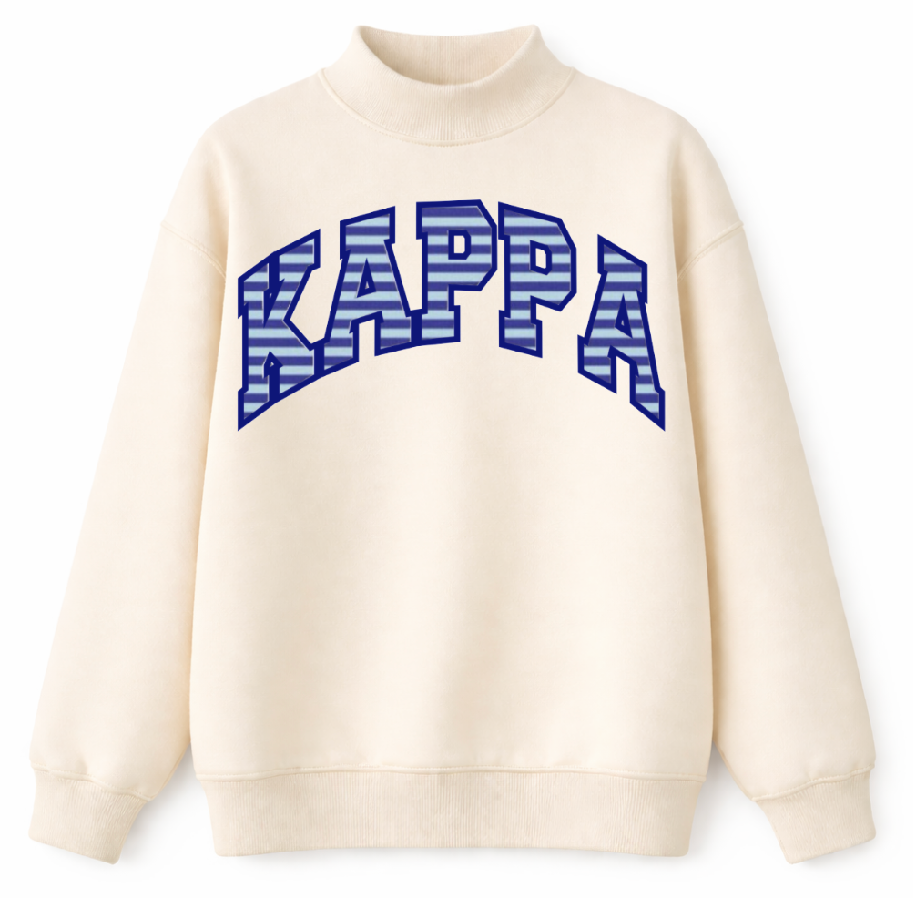 Mariner Stripe Mockneck