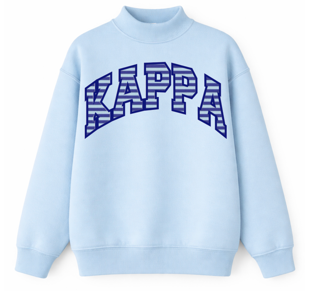 Mariner Stripe Mockneck