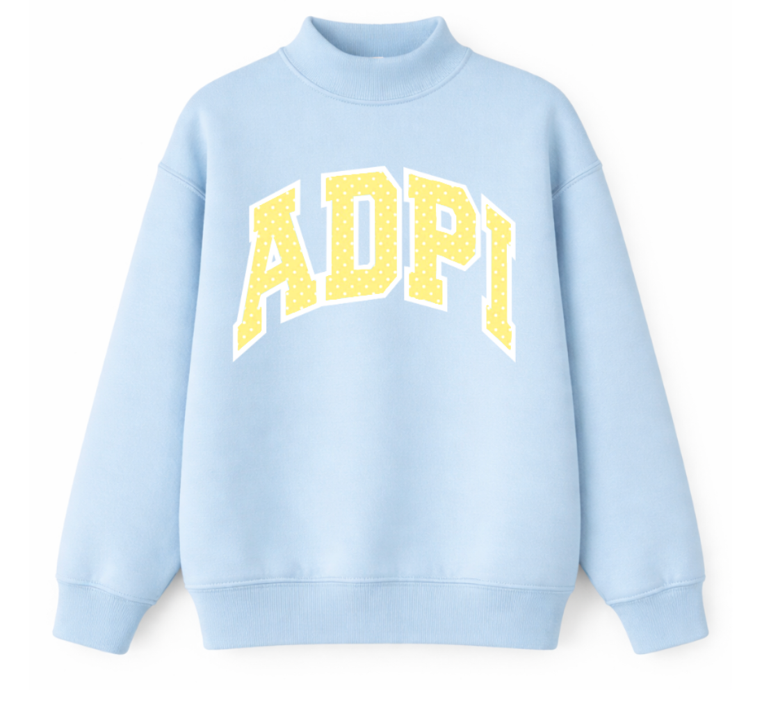 Itsy Bitsy Teenie Weenie Yellow Polka Dot Mock