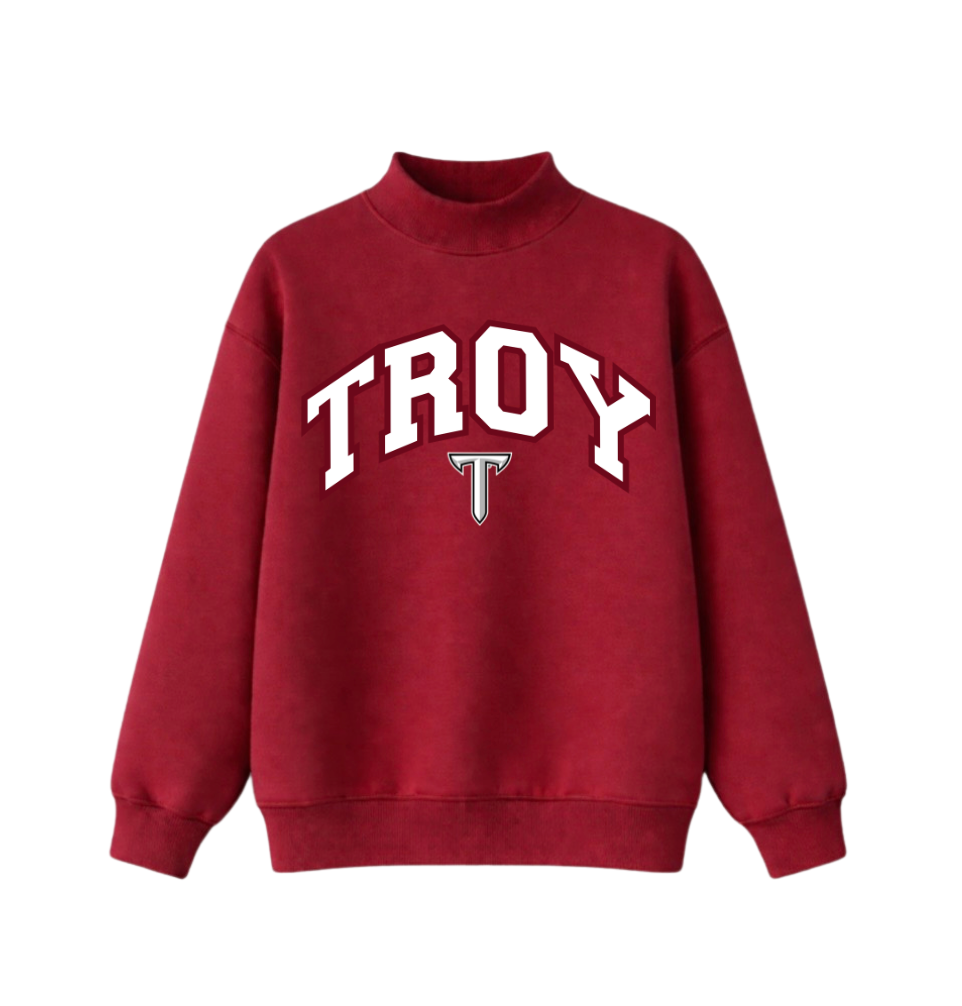 Troy Varsity Logo Mockneck