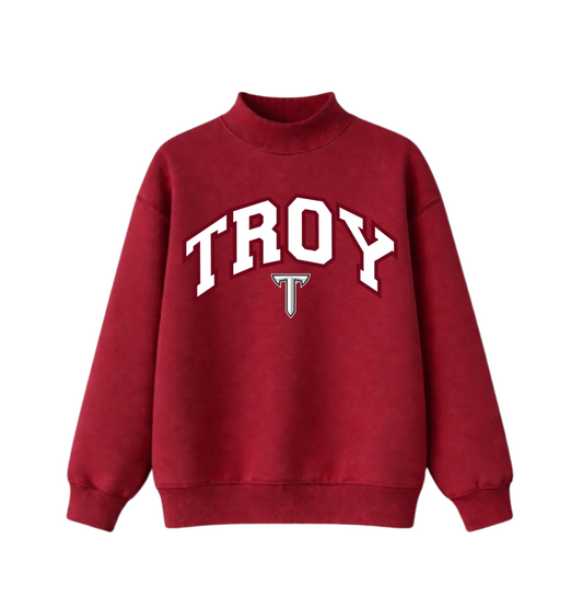 Troy Varsity Logo Mockneck