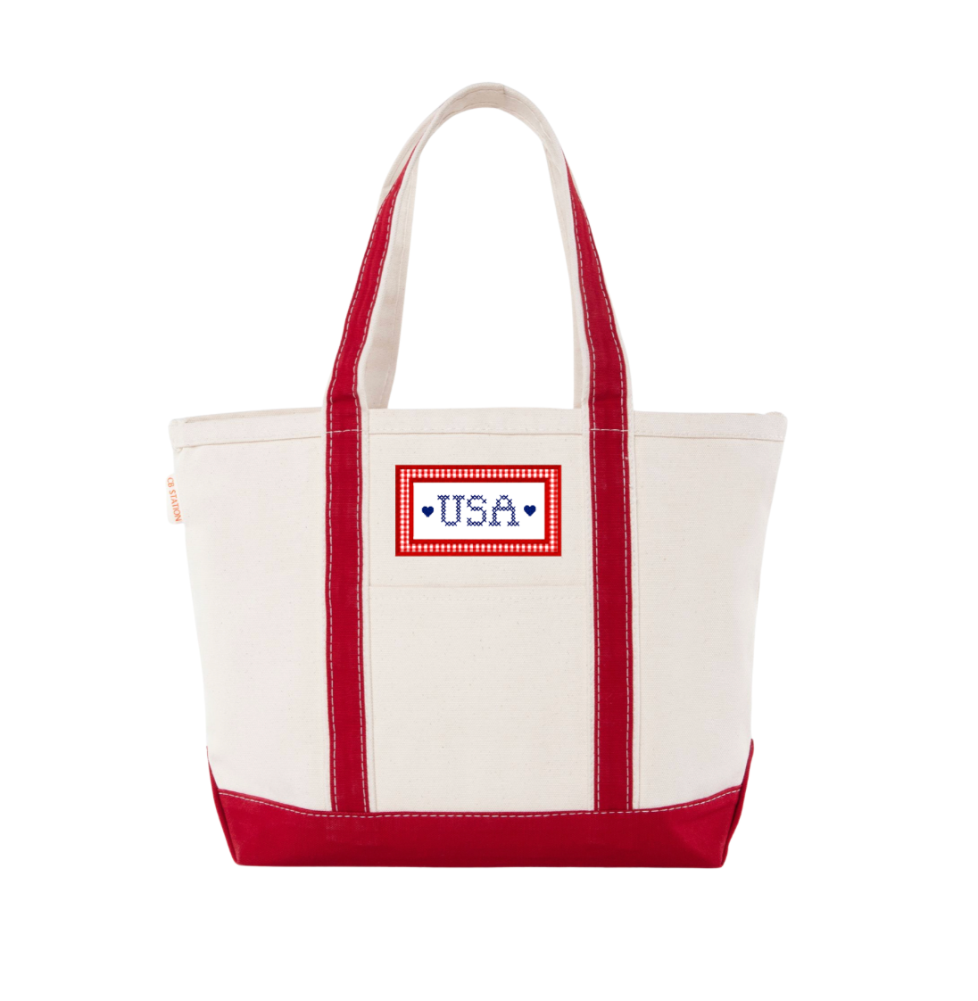 USA Needlepoint Style Tote