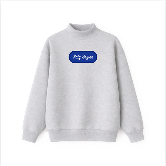 Katy Taylor Patch Mockneck