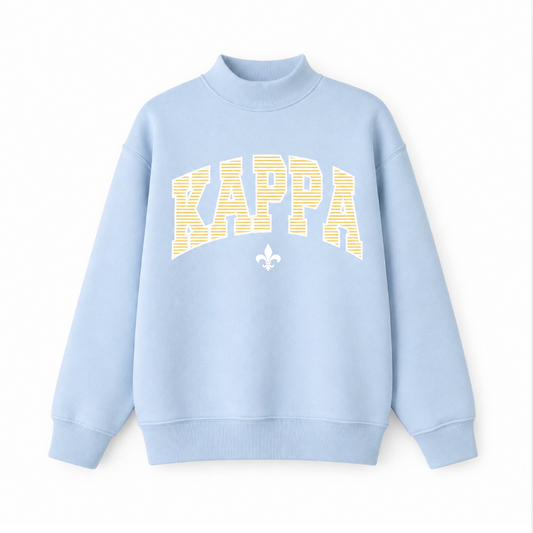 Kappa Fleur de Lis Mockneck