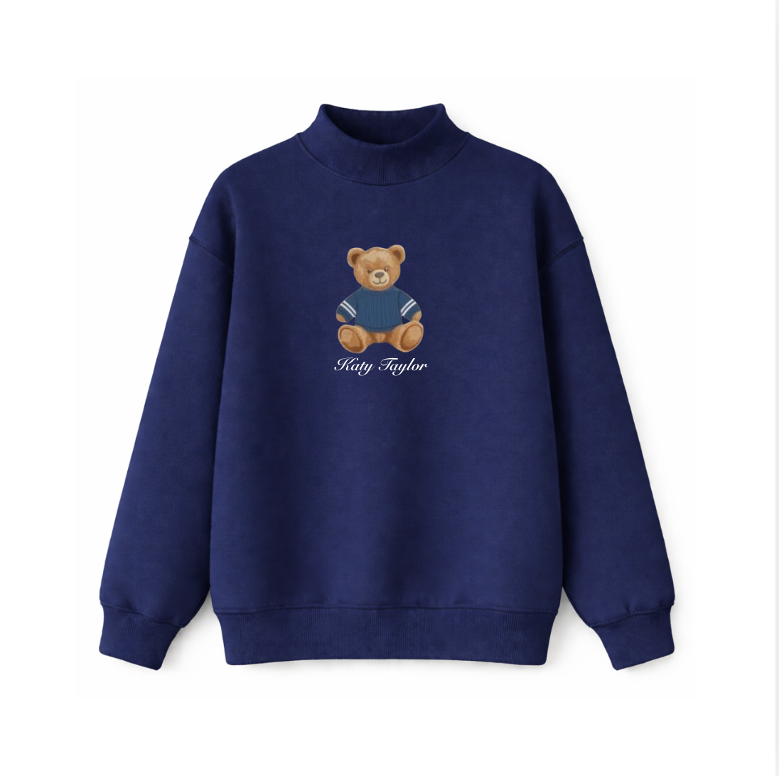 Katy Taylor Teddy Bear Mockneck