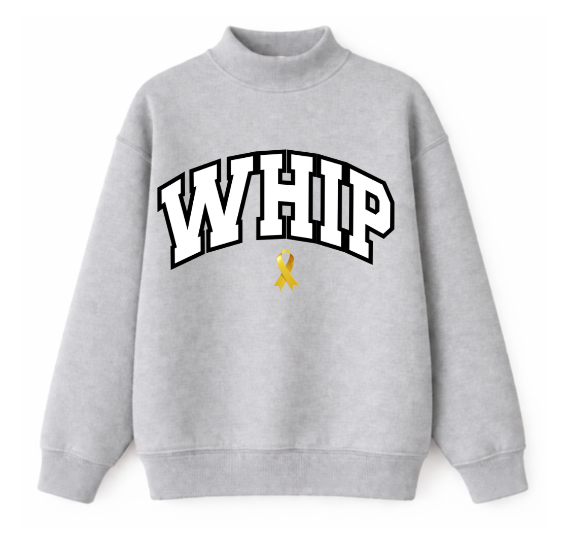 WHIP Grey Mock