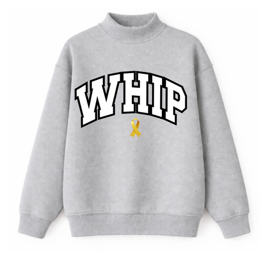 WHIP Grey Mock